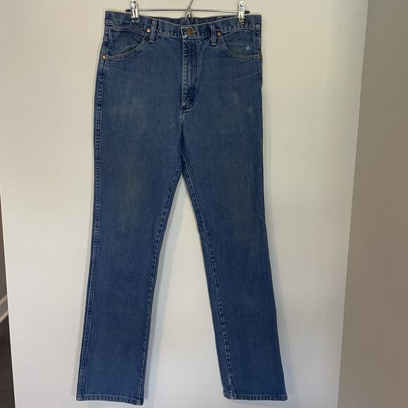 Wrangler Jeans Men's 34x36 936PWD Slim Cowboy Cut Denim 100% Cotton READ - Picture 1 of 8